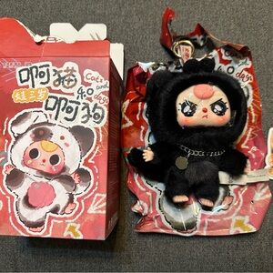 Baby Three Cats And Dogs Coal Ball Black Cat Special Crying Eyes